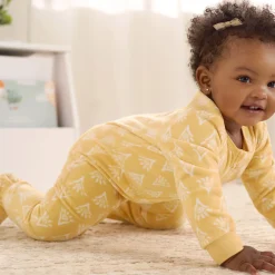 2-Pack Baby & Toddler Neutral Safari Fleece Pajamas