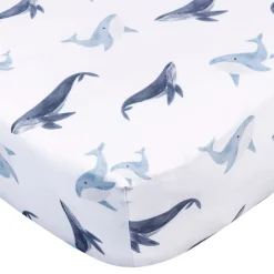 2-Pack Boys Coastal Calm Stretchy Crib Sheets