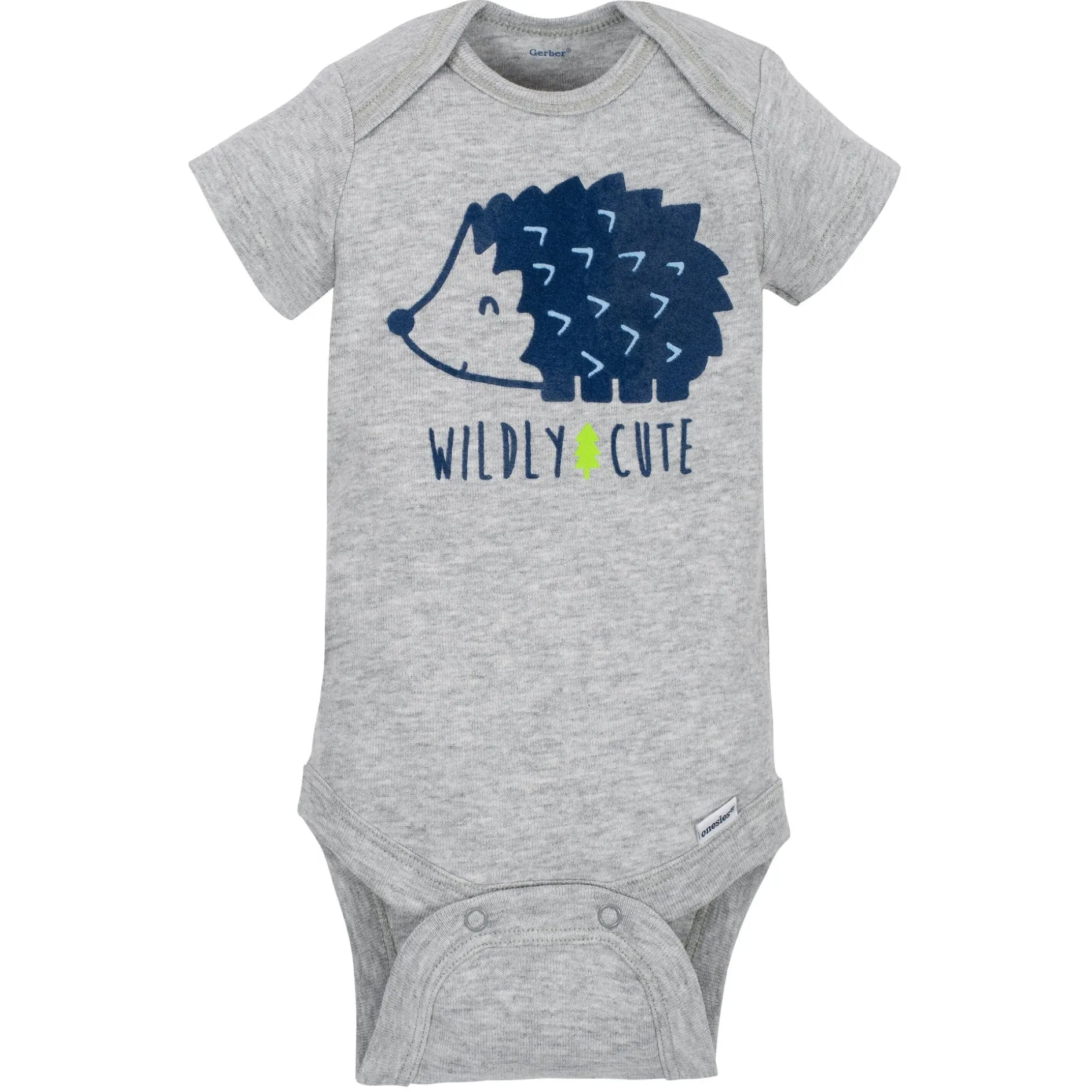 5-Pack Boys Hedgehog Short Sleeve Onesies® Bodysuits