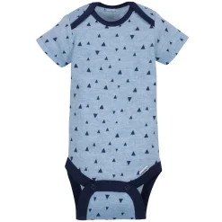 5-Pack Boys Hedgehog Short Sleeve Onesies® Bodysuits