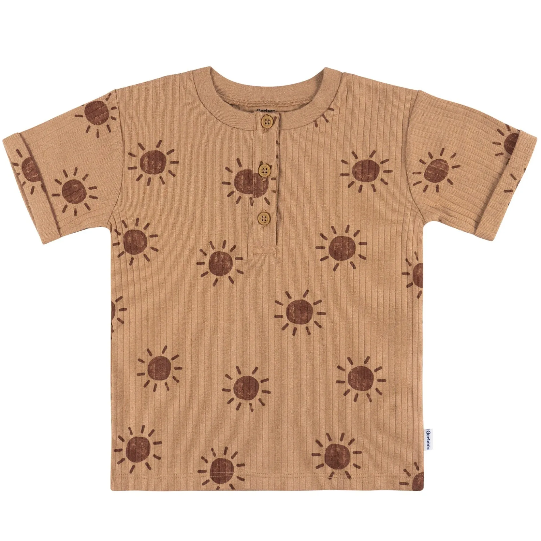 3-Pack Infant and Toddler Boys Sun & Sea Henley T-Shirts