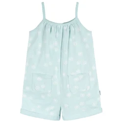 2-Pack Infant and Toddler Girls Light Grey Heather & Sand Dollars Rompers