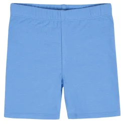 2-Pack Infant Girls Blue Pull-On Bike Shorts