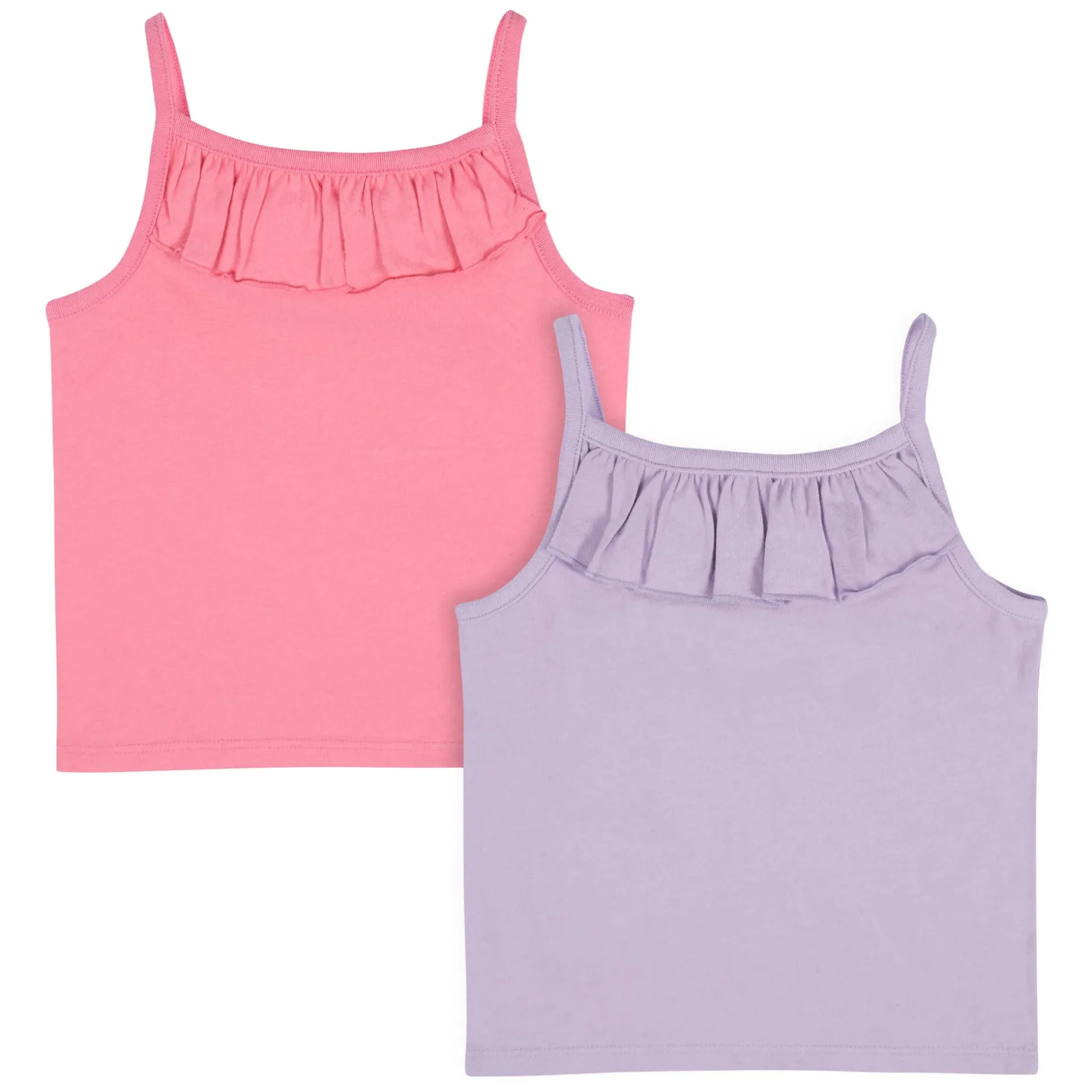 2-Pack Infant Girls Pink & Purple Sleeveless Tops