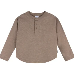 3-Pack Infant & Toddler Boys Green, Brown, & Oatmeal Long Sleeve Shirts