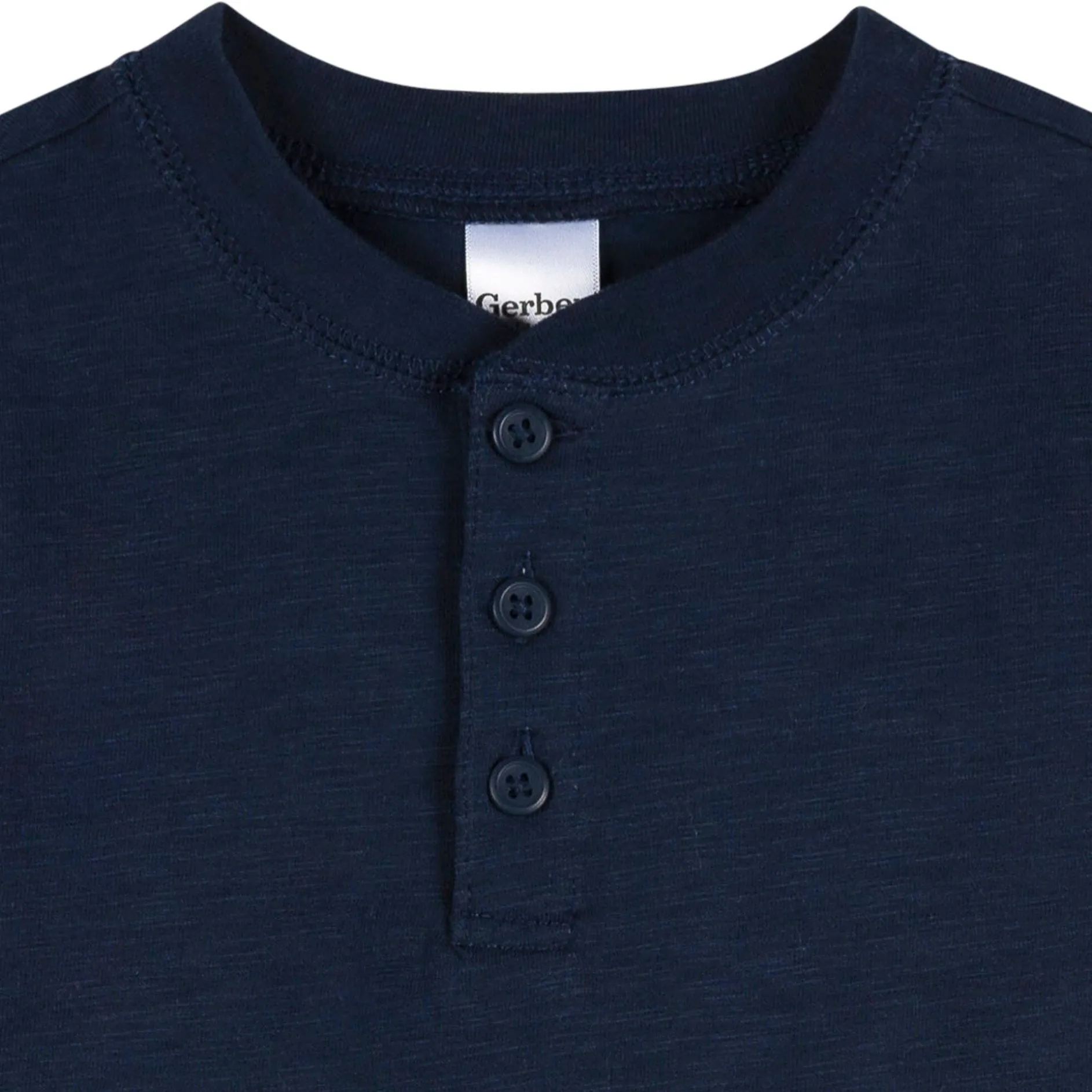 3-Pack Infant & Toddler Boys Green, Brown, & Navy Long Sleeve Shirts