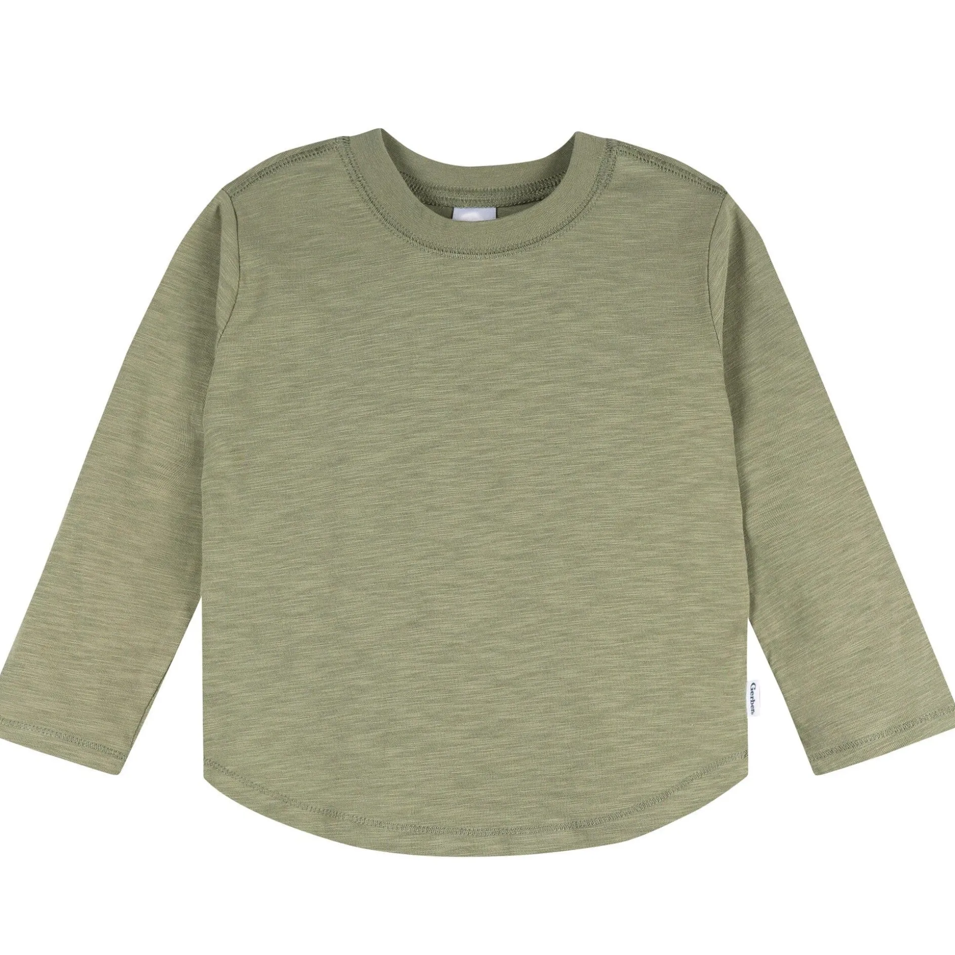 3-Pack Infant & Toddler Boys Green, Brown, & Navy Long Sleeve Shirts