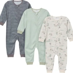 3-Pack Infant & Toddler Boys Jungle Footless Pajamas