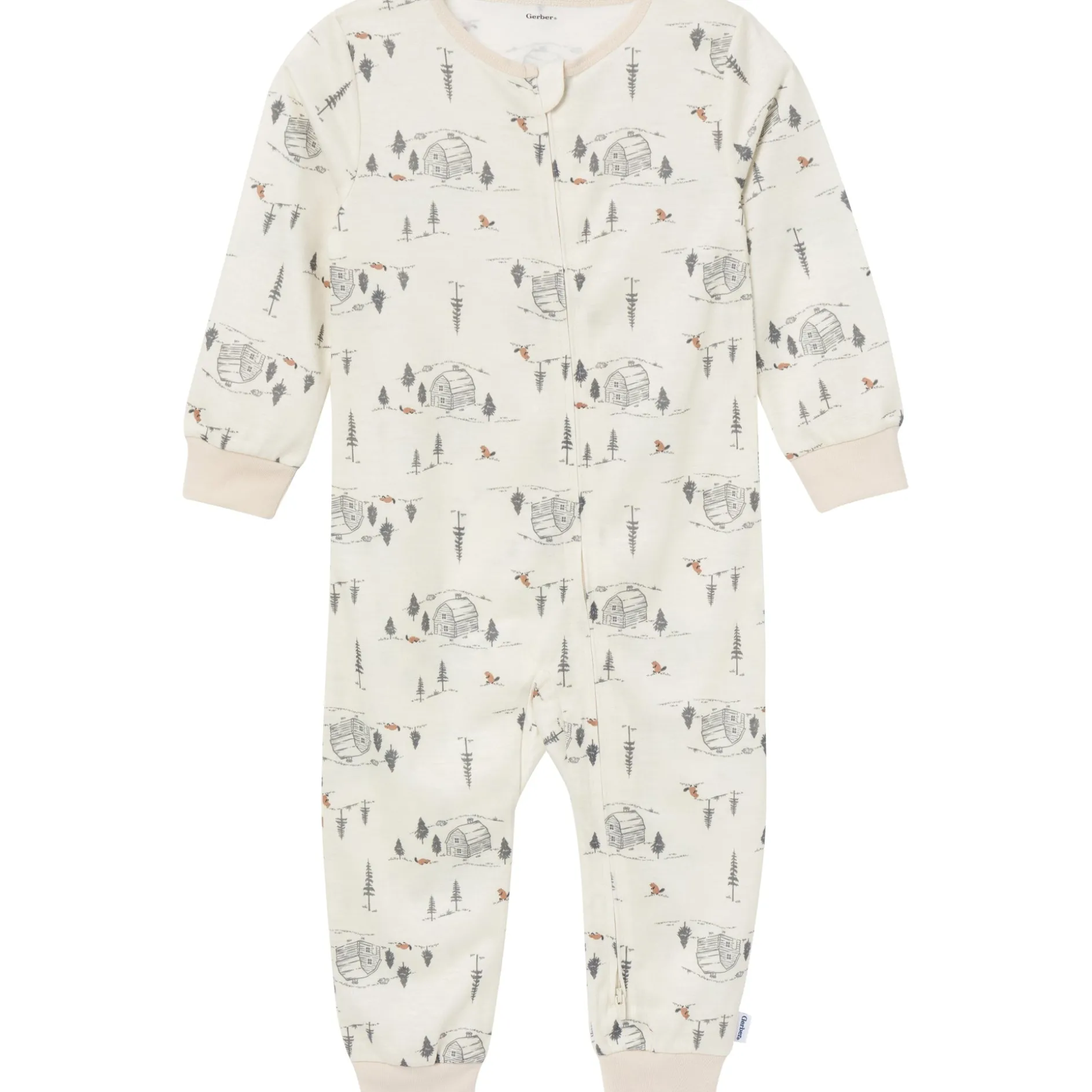 3-Pack Infant & Toddler Boys Outdoors Footless Pajamas