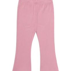 3-Pack Infant & Toddler Girls Gray and Pink Ribbed Flare Leggings