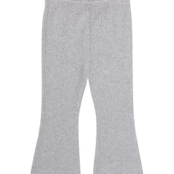3-Pack Infant & Toddler Girls Green Daisies, Blue and Gray Ribbed Flare Leggings