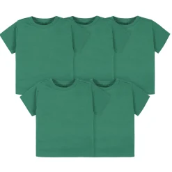 5-Pack Infant & Toddler Kelly Green Premium Short Sleeve Tees