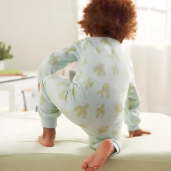 3-Pack Infant & Toddler Neutral Cactus Footless Fleece Pajamas
