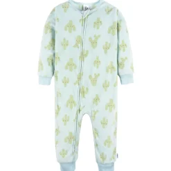 3-Pack Infant & Toddler Neutral Cactus Footless Fleece Pajamas