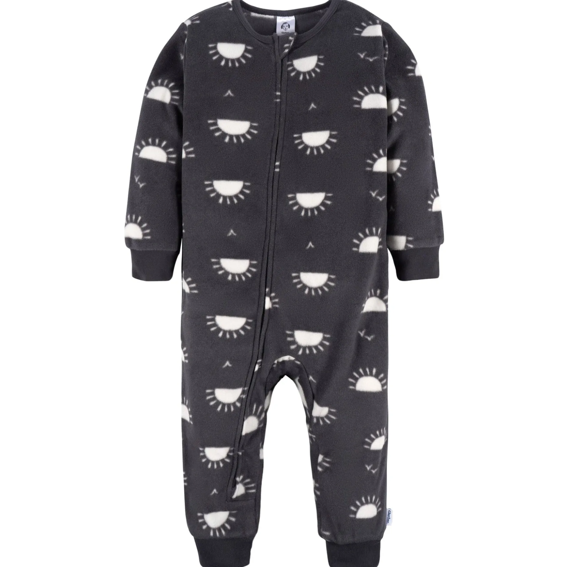 3-Pack Infant & Toddler Neutral Cactus Footless Fleece Pajamas