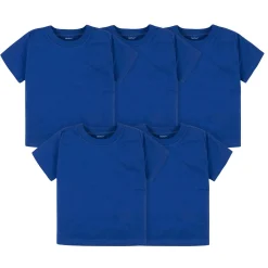 5-Pack Infant & Toddler Royal Blue Premium Short Sleeve Tees