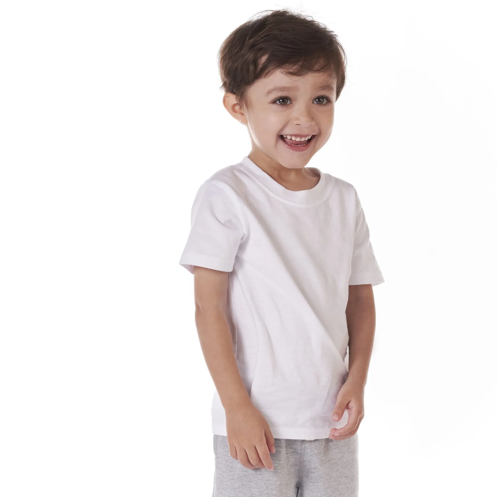5-Pack Infant & Toddler White Premium Short Sleeve Tees