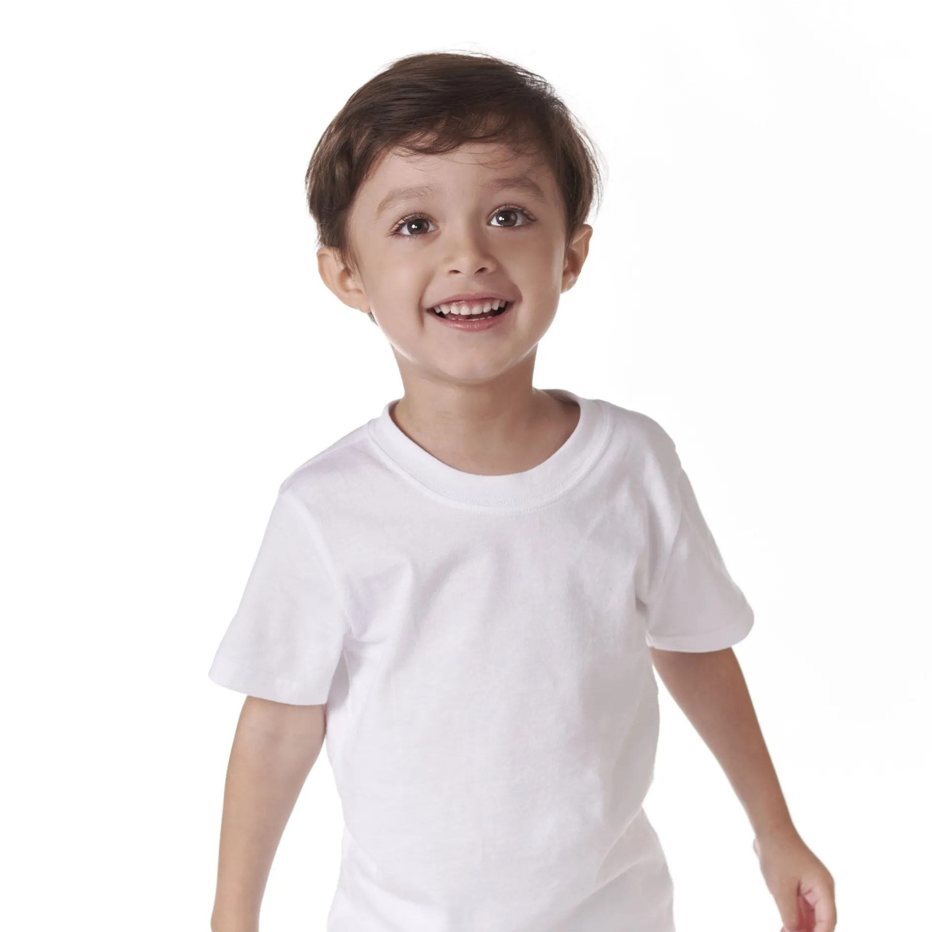 5-Pack Infant & Toddler White Premium Short Sleeve Tees
