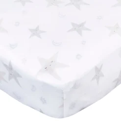 2-Pack Neutral Celestial Stretchy Crib Sheets