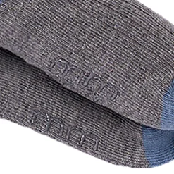 2-Pack Toddler Boys Grey Heather Athletic Colorblock Socks