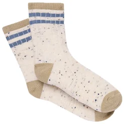 2-Pack Toddler Boys Ivory Athletic Colorblock Socks