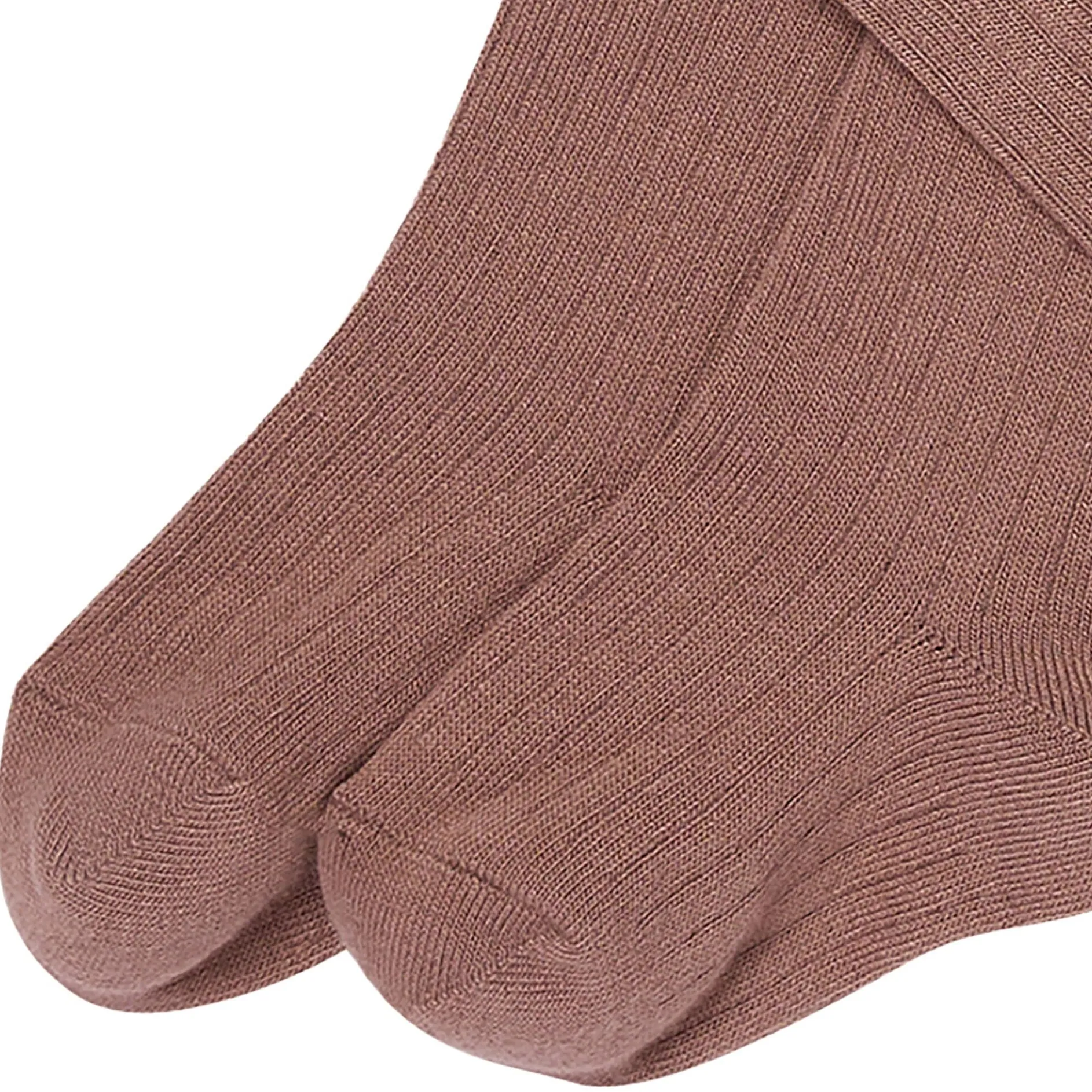 2-Pack Toddler Girls Brown & Ivory Pointelle Ribbed Tights