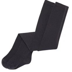 2-Pack Toddler Girls Grey & Black Pointelle Ribbed Tights