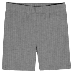 3-Pack Toddler Girls Navy, Dark Gray Heather, & Ivory Bike Shorts