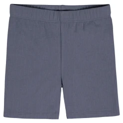 3-Pack Toddler Girls Navy, Dark Gray Heather, & Ivory Bike Shorts