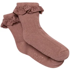 3-Pack Toddler Girls Neutral Lace Socks