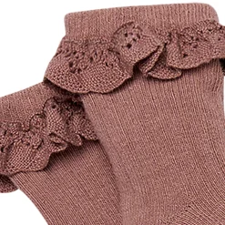 3-Pack Toddler Girls Neutral Lace Socks