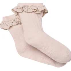 3-Pack Toddler Girls Neutral Lace Socks