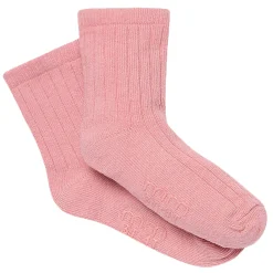 2-Pack Toddler Girls Pink Floral Knit Socks
