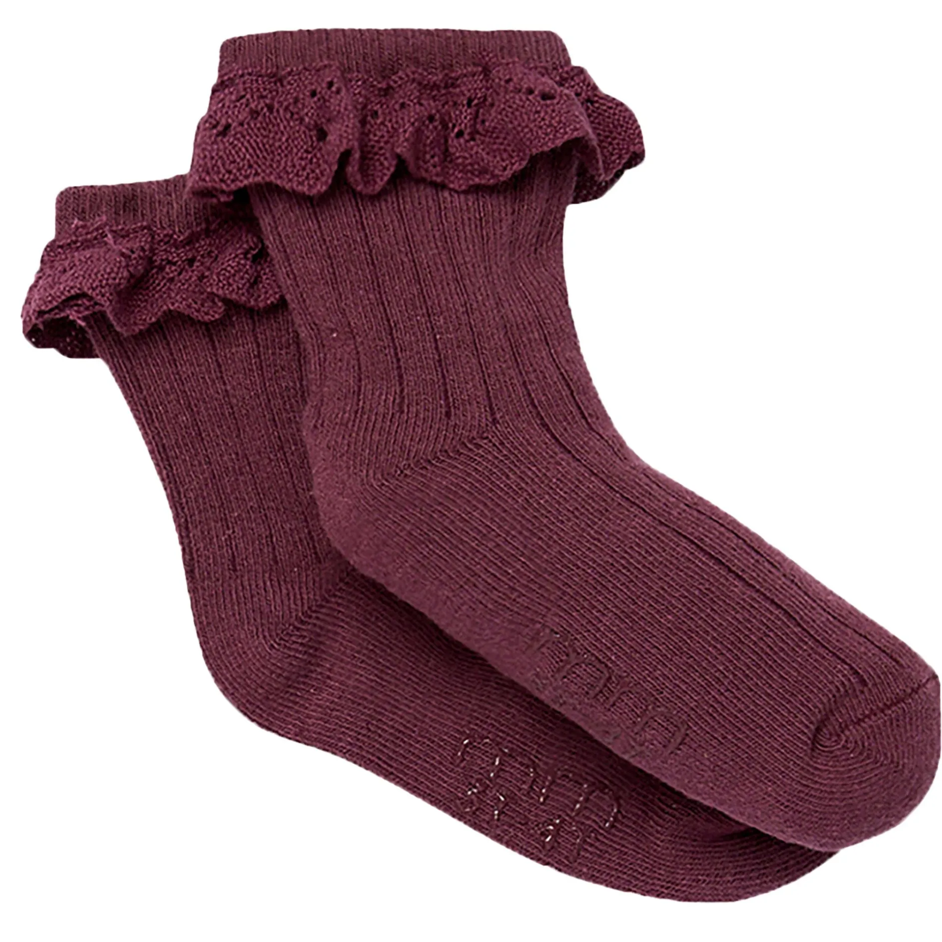 3-Pack Toddler Girls Pink Lace Socks