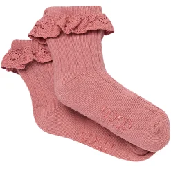 3-Pack Toddler Girls Pink Lace Socks