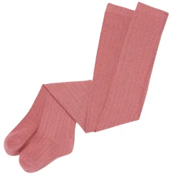 2-Pack Toddler Girls Pink Pointelle Ribbed Tights