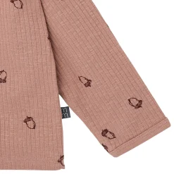 4-Piece Baby Boys Acorns Henley Tops and Pants Set