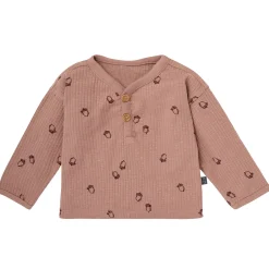 4-Piece Baby Boys Acorns Henley Tops and Pants Set