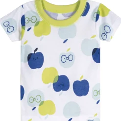 4-Piece Baby Boys Apples Pajamas Sets