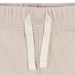 2-Piece Baby Boys Beige Bodysuit and Shorts Set