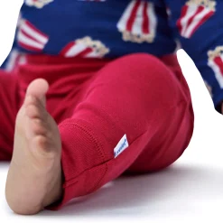 4-Piece Baby Boys Best Popcorn Day Onesies® Bodysuits and Pants