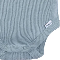 2-Piece Baby Boys Blue Bodysuit and Shorts Set