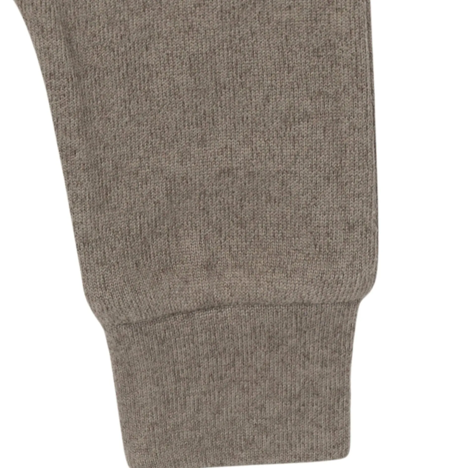 2-Piece Baby Boys Brown Heather Hooded Brushed Hacci Set