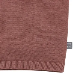 2-Piece Baby Boys Brown Johnny Collar Sweater Knit Set