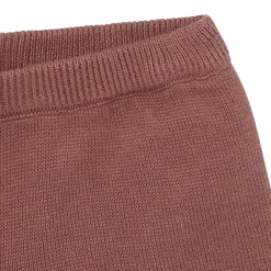 2-Piece Baby Boys Brown Johnny Collar Sweater Knit Set