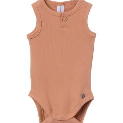 4-Piece Baby Boys Brown/ Med Grey Heather Bodysuit and Short Set