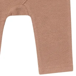 2-Piece Baby Boys Brown Raglan Top and Pant Set