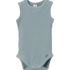 4-Piece Baby Boys Cream & Teal Bodysuits and Shorts Set
