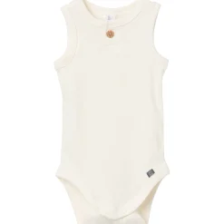 4-Piece Baby Boys Cream & Teal Bodysuits and Shorts Set