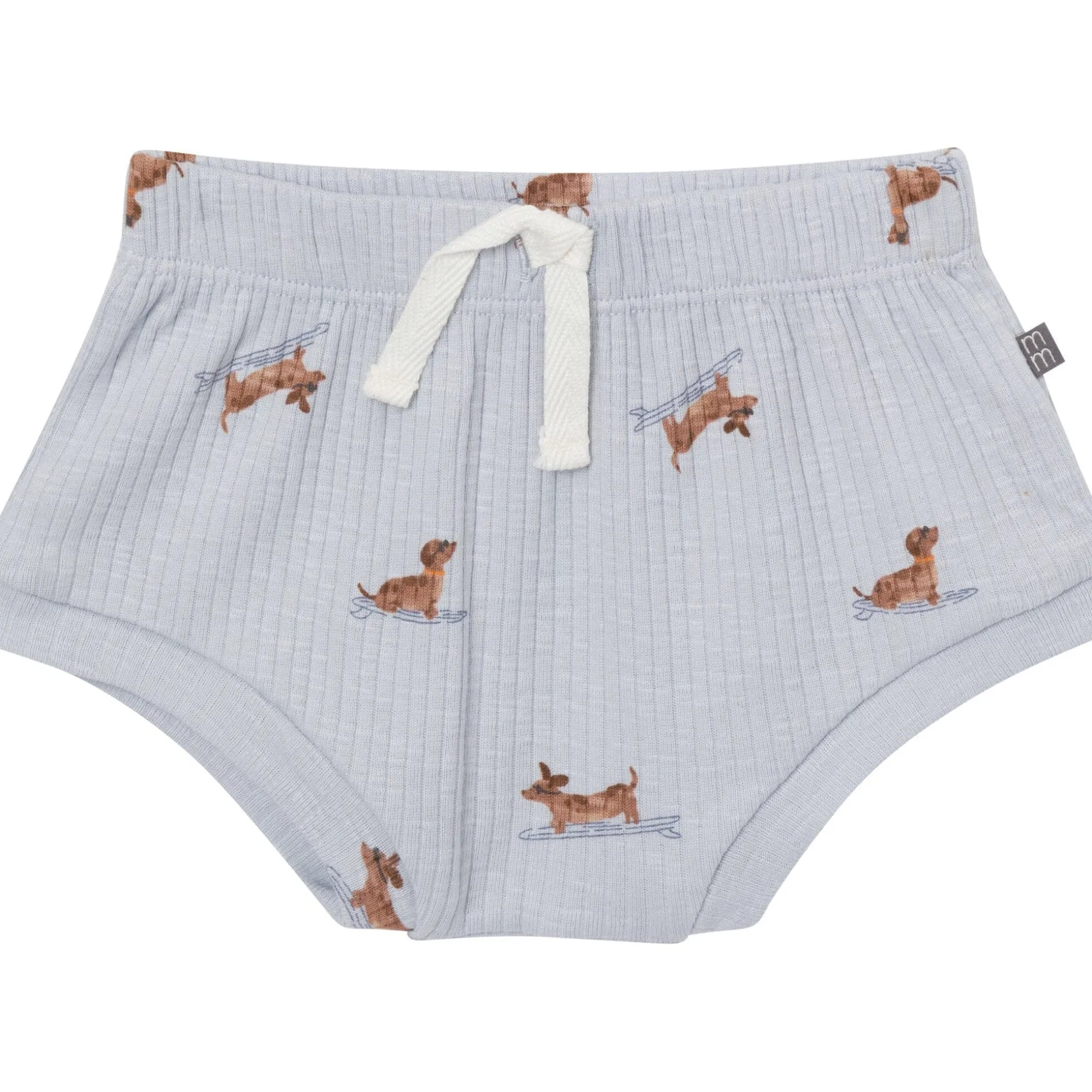 4-Piece Baby Boys Dachshund Surf Short Sleeve Bodysuits and Shorts Set